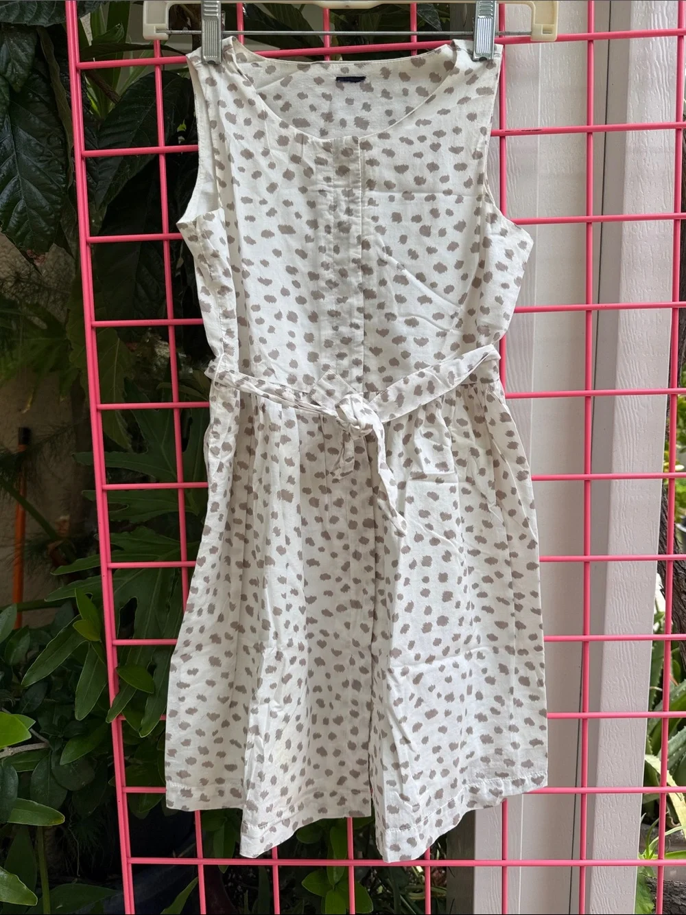 Cream Gap button down cotton dress